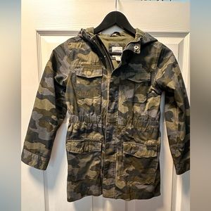 Cat and Jack Girls Camo Jacket